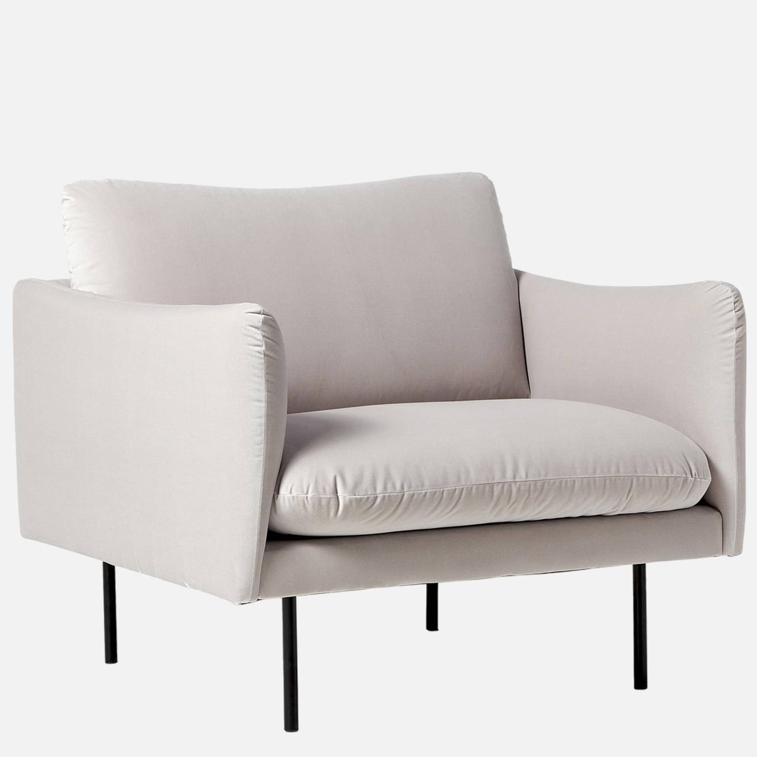 Marbito one seater Sofa with Grey color