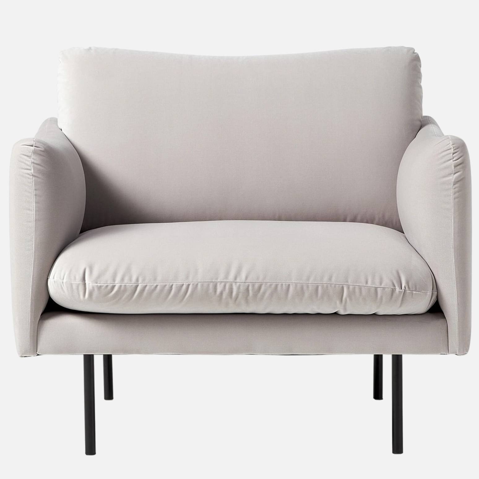 Marbito one seater Sofa with Grey color