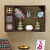 Omega Solid Wooden Wall  Book Shelf - front_view