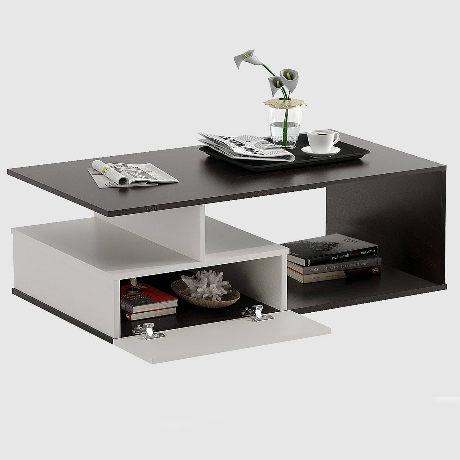 Marin wooden Rectangular coffee Table