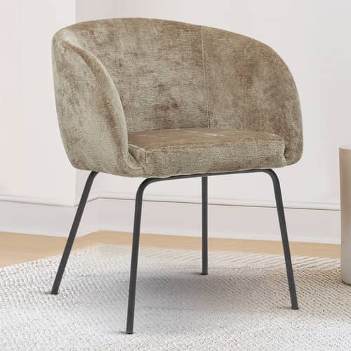 Patron Arm Chair in Beige and Black color