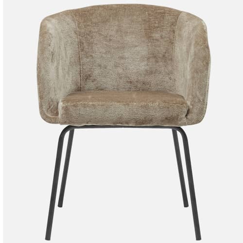 Patron Arm Chair in Beige and Black color