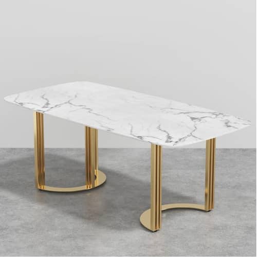 Denver 6 seater Dining Table With Marble Top