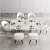 Denver 6 seater Dining Table With Marble Top - left_view