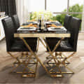 Denver Tempered Glass Dining Table - left_view