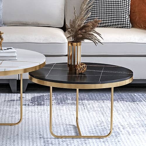 Eric Round Nesting Coffee Table (Set of 2)