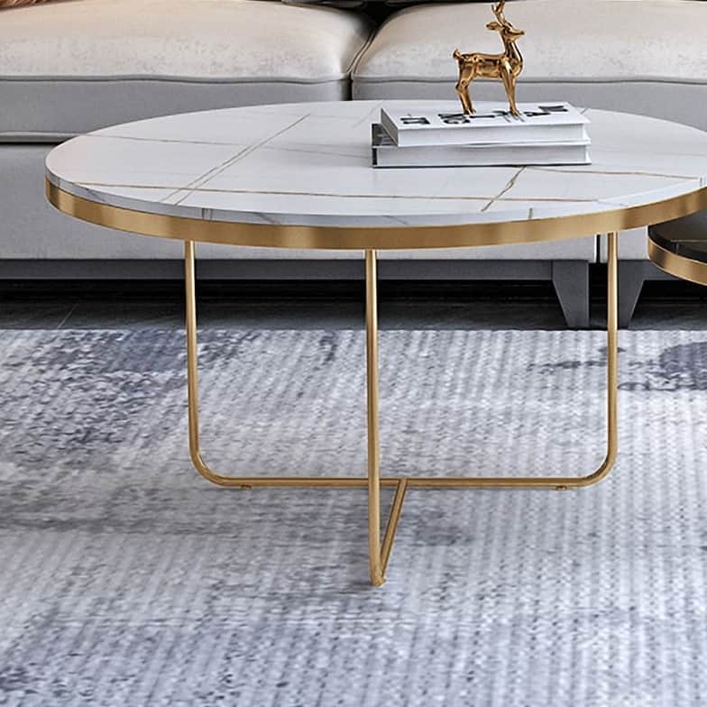 Eric Round Nesting Coffee Table (Set of 2) - top_view