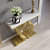 Novella Console Table with Metal Base - front_view