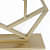 Alzey Metal Console Table In Hexagonal Design - left_view