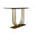 Aryo U Shape Gold Console Table - top_view