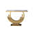 Acton Modern Console Table with white Marble top - right_view