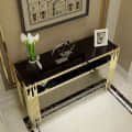 Acton Console Table with Storage Shelf - top_view