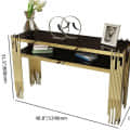 Acton Console Table with Storage Shelf - right_view