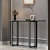 Slaric Console Table with Black Metal Base - rear_view