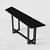 Slaric Console Table with Black Metal Base - bottom_view