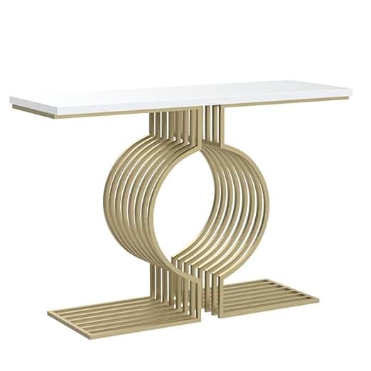 Novella Console Table with Metal Base - right_view