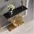 Novella Black Console Table - top_view