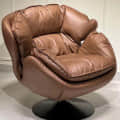 Volgo Rotating wooden Sofa Chair - photo