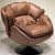 Volgo Rotating wooden Sofa Chair - photo