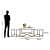 Vinca Nesting Coffee Table With Marble Tabletop (Set of 3) - left_view