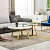Vinca Round White Marble Top Coffee Table (Set of 2) - photo