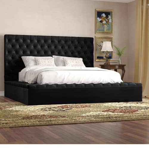 Advin wooden Hydraulic king size bed