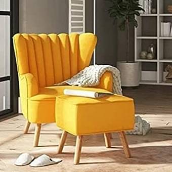 High Back Wing Chair for Living Room