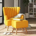 High Back Wing Chair for Living Room - top_view