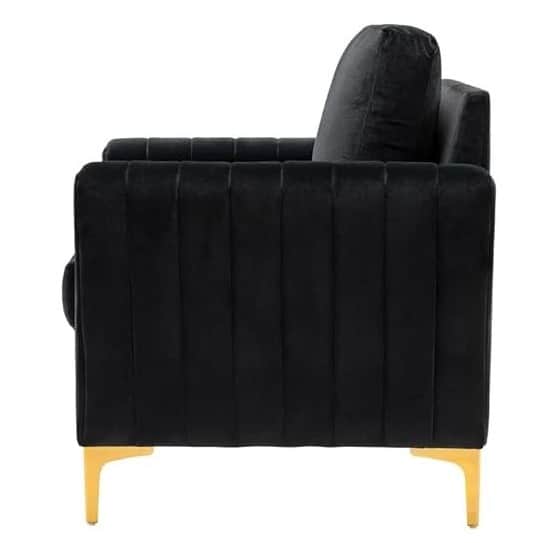 Bristo Upholstered Velvet Club Chair - left_view