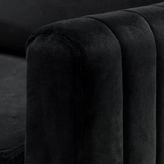 Bristo Upholstered Velvet Club Chair - right_view