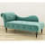 Lorenz Velvet Button Tuffted Chaise Lounge Couch - front_view