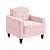 Aadvin Wooden Fabric Armchair - top_view