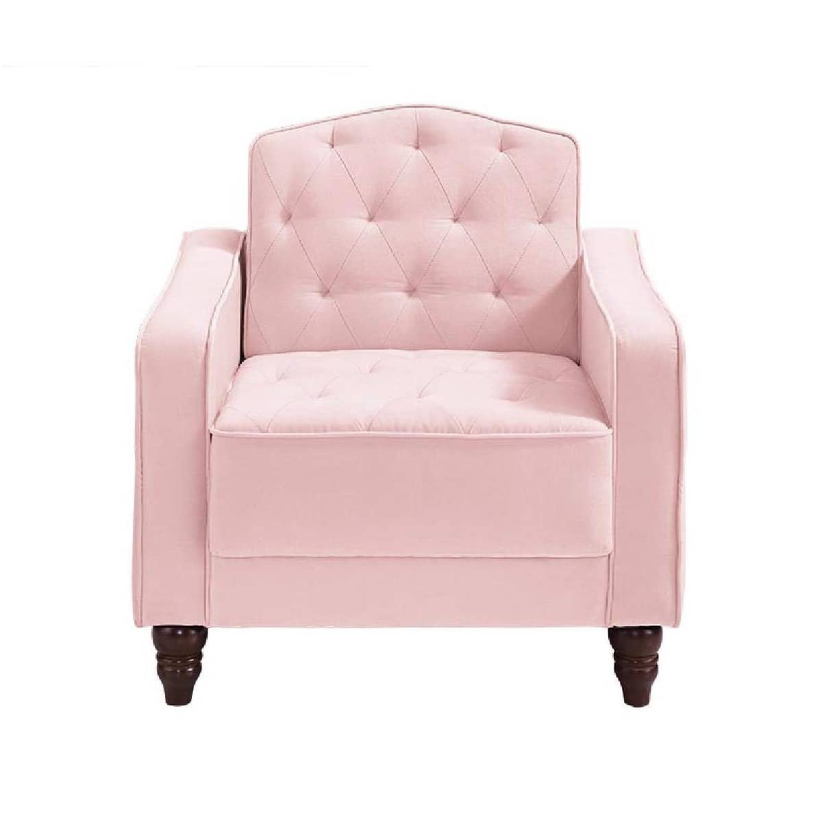 Aadvin Wooden Fabric Armchair