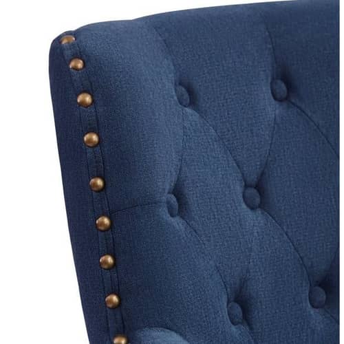 Bristo Tufted Armchair with Foot rest Stool