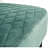 Ohio Green velvet Ottoman stool - rear_view