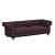 Daroo Velvet Fabric 3 Seater Diamond Sofa - front_view
