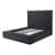 Advin wooden Hydraulic king size bed - rear_view