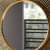 Golden Wall Mirror For living Room - rear_view