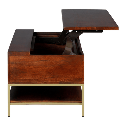 Arlot Mango Wooden Coffee Table With storage