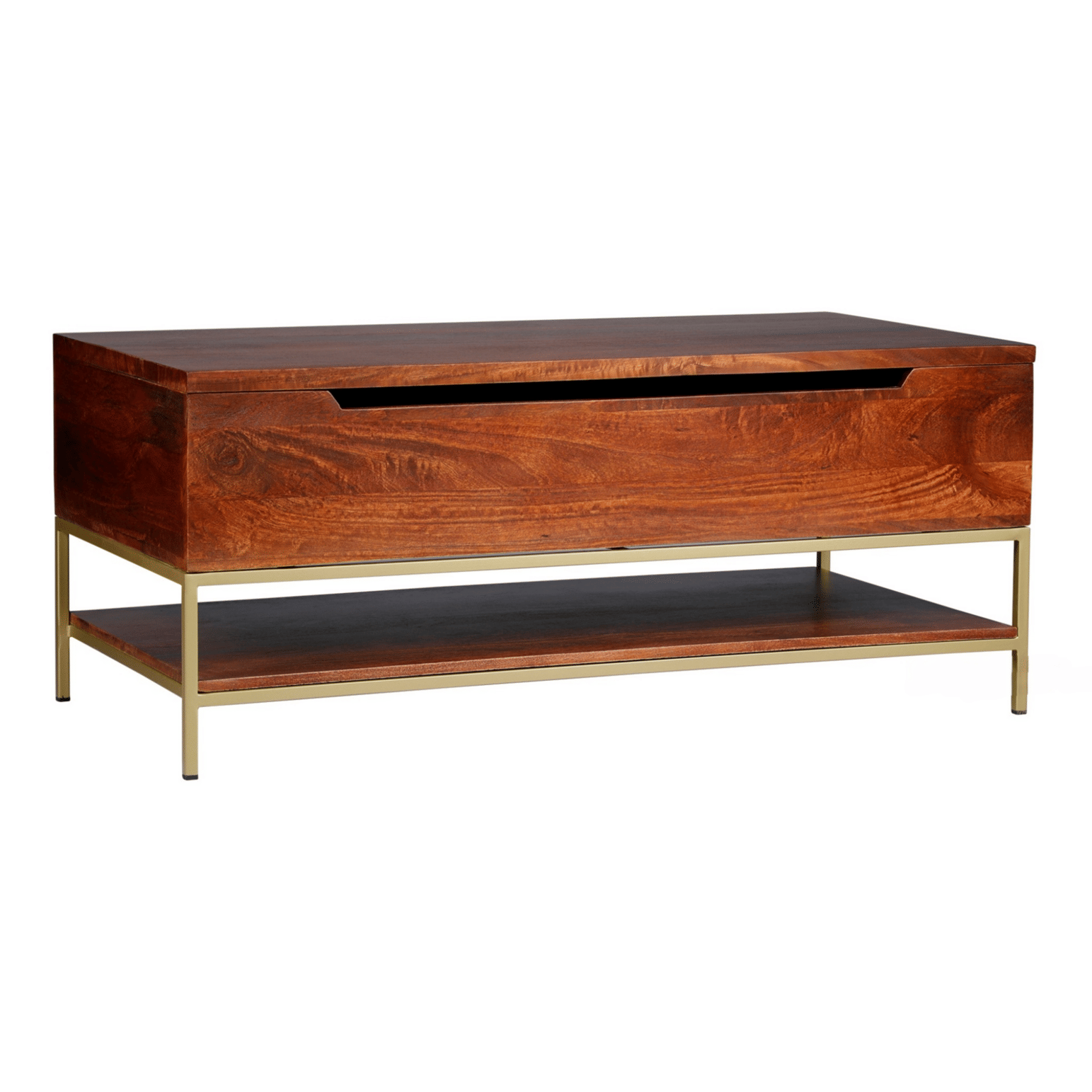Arlot Mango Wooden Coffee Table With storage