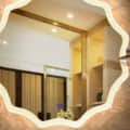 Mounted Glass Led Wall Mirror - top_view