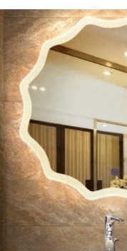 Mounted Glass Led Wall Mirror - rear_view