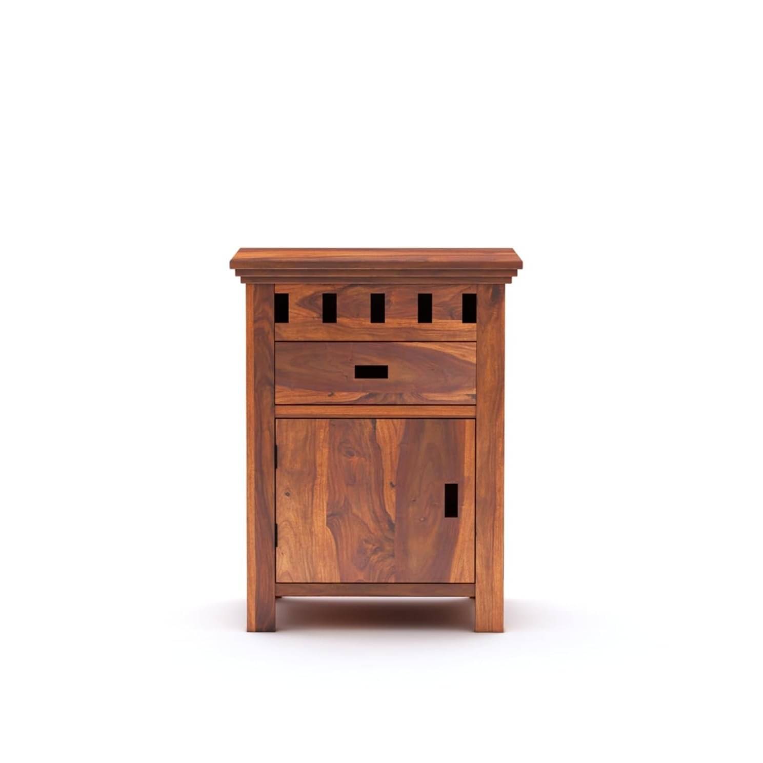 KUBER Sheesham Wood Bedside Table
