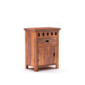 KUBER Sheesham Wood Bedside Table - rear_view