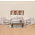 Kim Modern Leather Sofa Set( 3+1+1) in Beige colour - photo