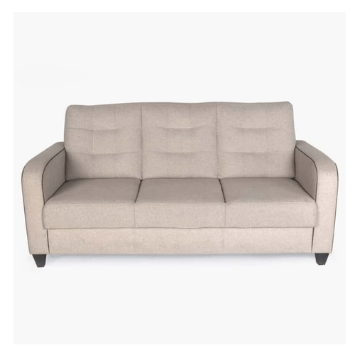 Kim Modern Leather Sofa Set( 3+1+1) in Beige colour
