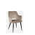 Modway Fabric arm chair in brown and black color - top_view