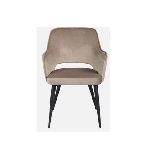Modway Fabric arm chair in brown and black color