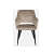 Modway Fabric arm chair in brown and black color - rear_view