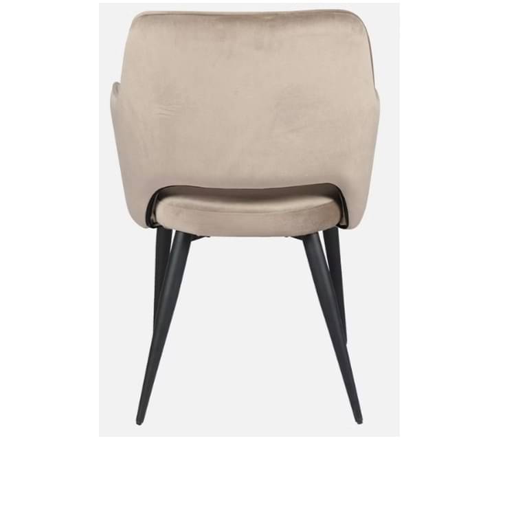 Modway Fabric arm chair in brown and black color